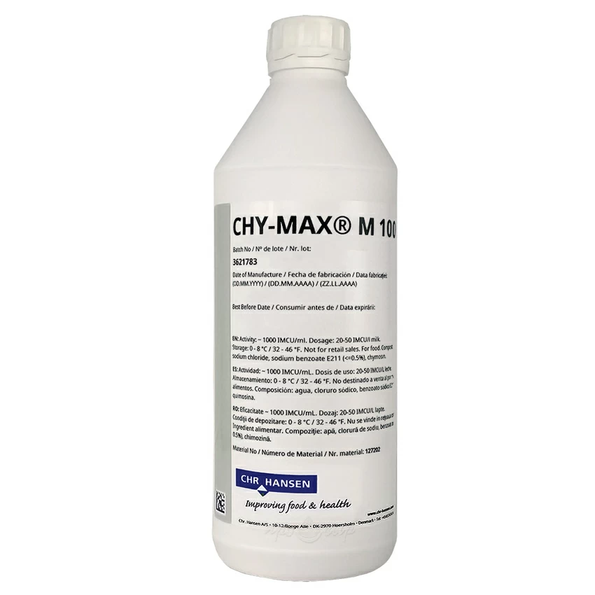 Микробиальный фермент Hansen CHY-MAX® M 1000, 1 литр Микробиальный фермент Hansen CHY-MAX® M 1000, 1 литр
